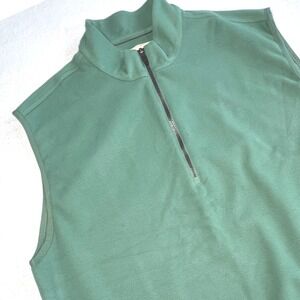 Men's Forest Green Zip-Up Vest